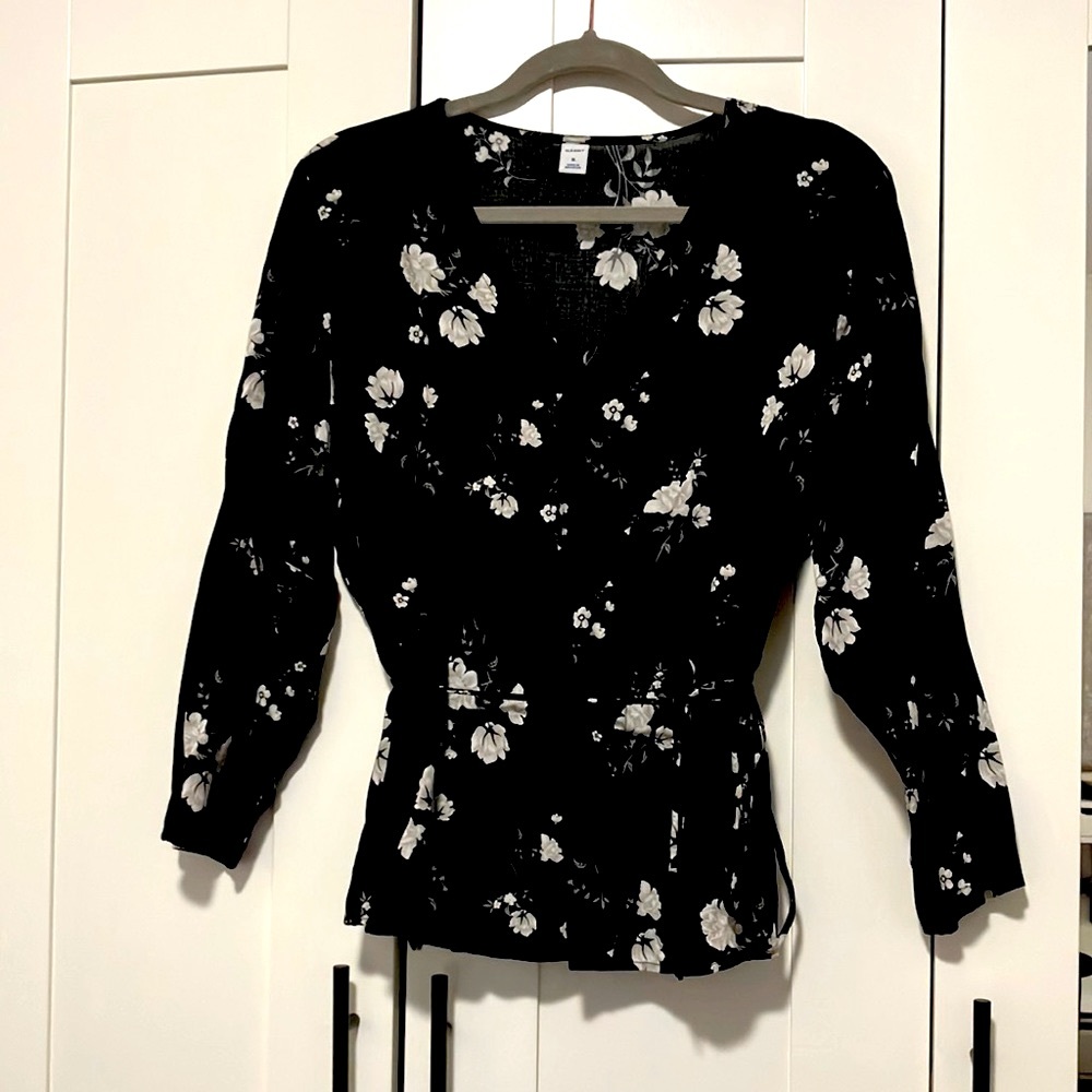 Old Navy wrap blouse